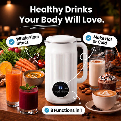 Oatpress – The 8-in-1 Multifunction Nut Milk, Juice Maker And More.